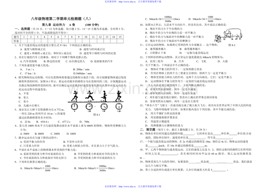 力及运动A.doc_第1页