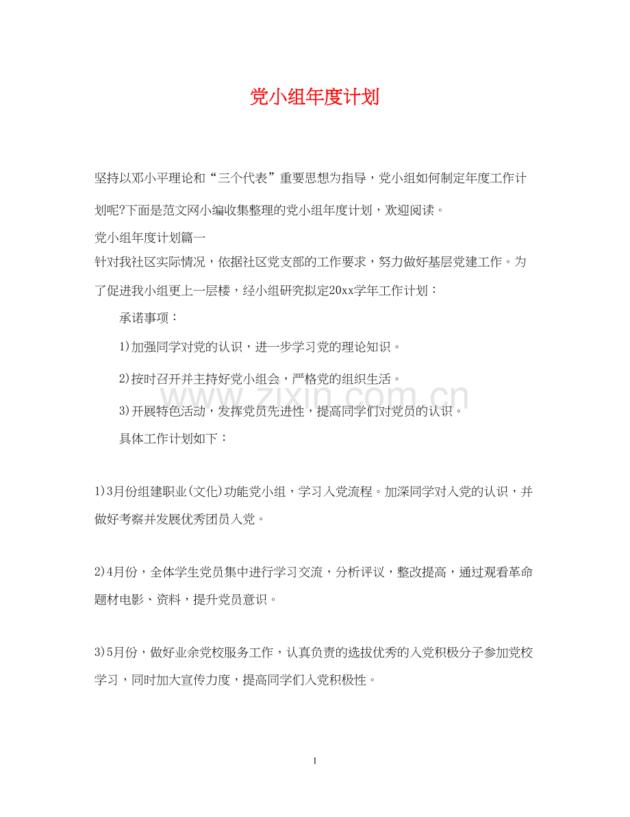 党小组年度计划.docx_第1页