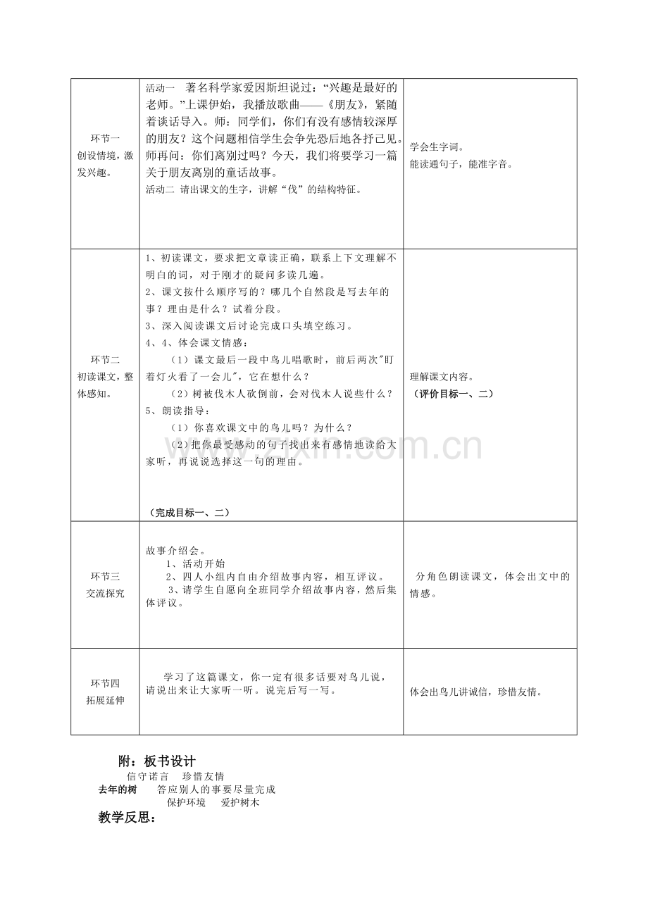 《-去年的树》教案.docx_第2页