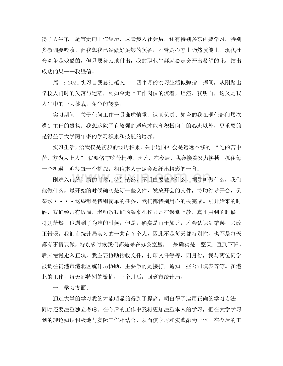 2024实习自我参考总结范文.doc_第2页