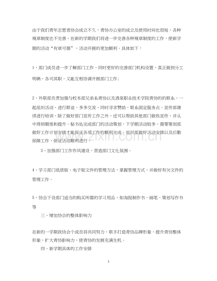 青年志愿者协会工作计划.docx_第3页