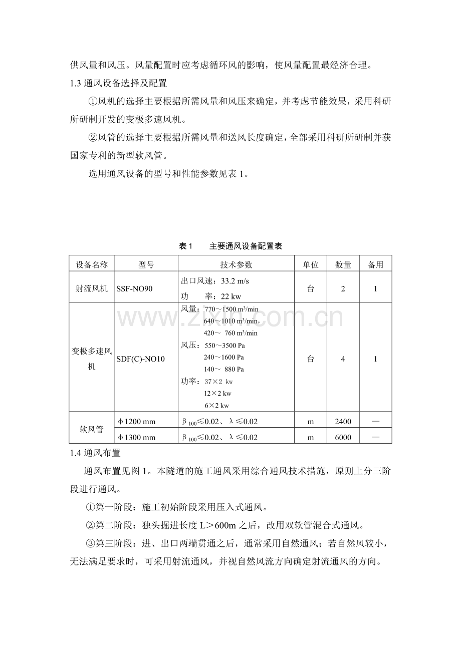 猫头岭隧道施工通风技术.doc_第2页