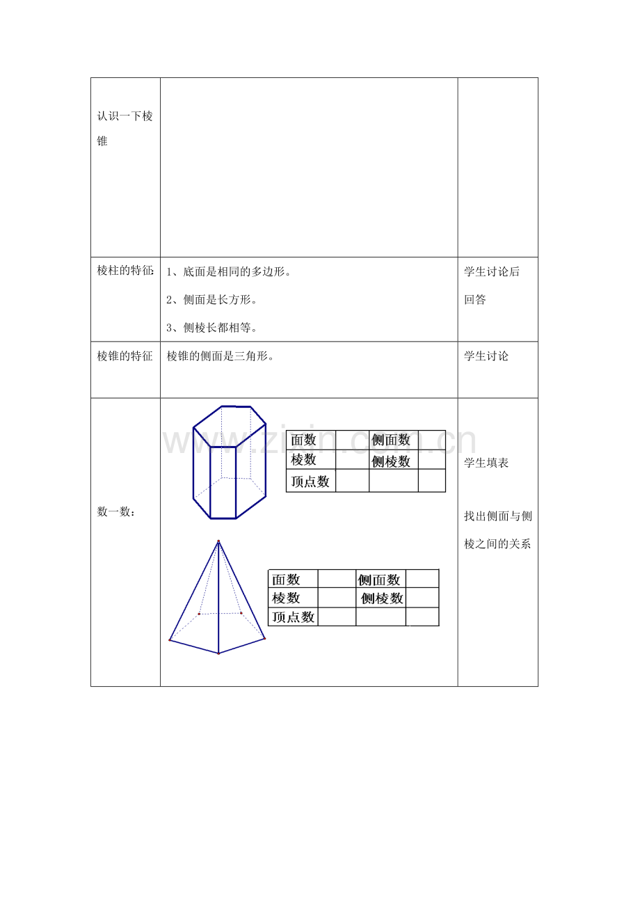 七年级数学上册 5.1丰富的图形世界教案（2）苏科版.doc_第3页