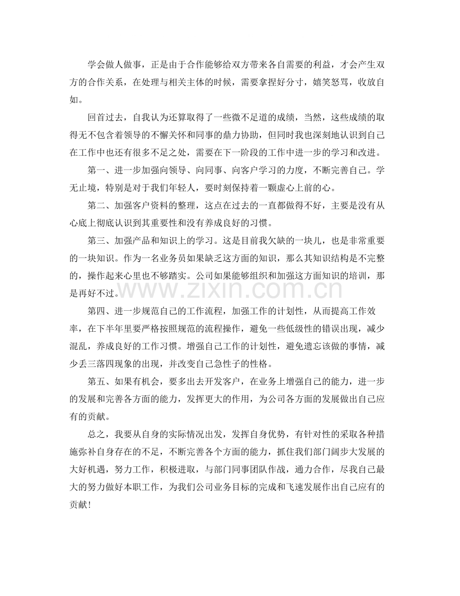 公司业务员年度总结范文.docx_第2页