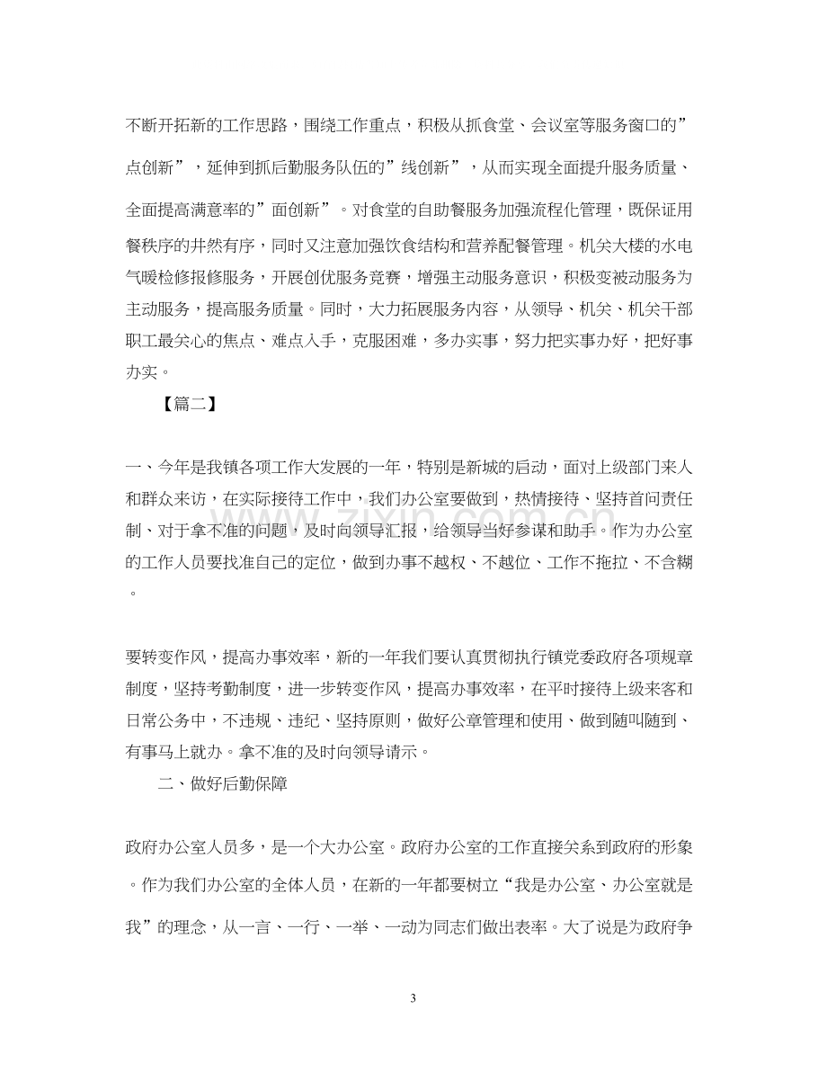 政府办公室年工作计划.docx_第3页