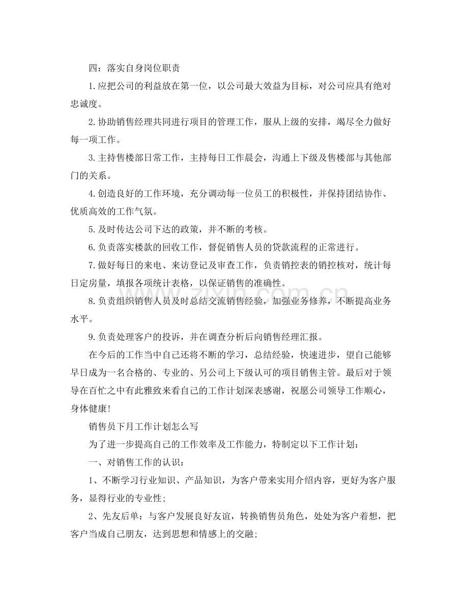 2020年销售员下月工作计划怎么写.docx_第3页