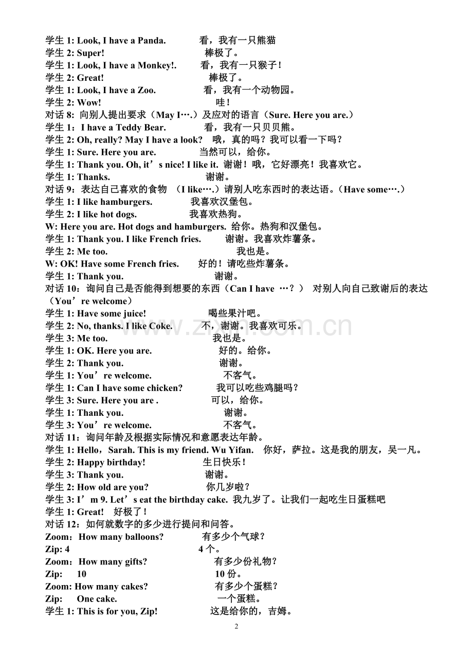 PEP三年级英语上册对话总复习.doc_第2页