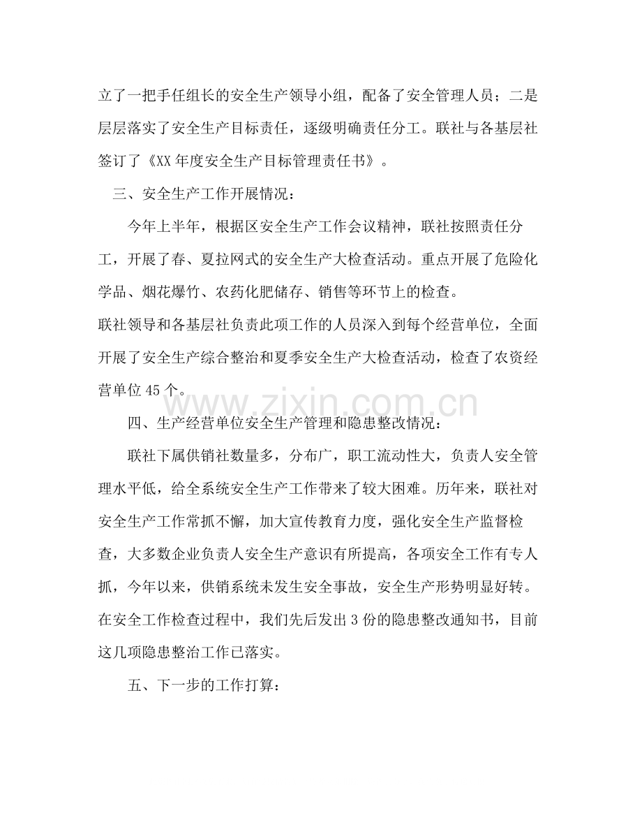 供销社系统上半年安全生产工作总结.docx_第2页