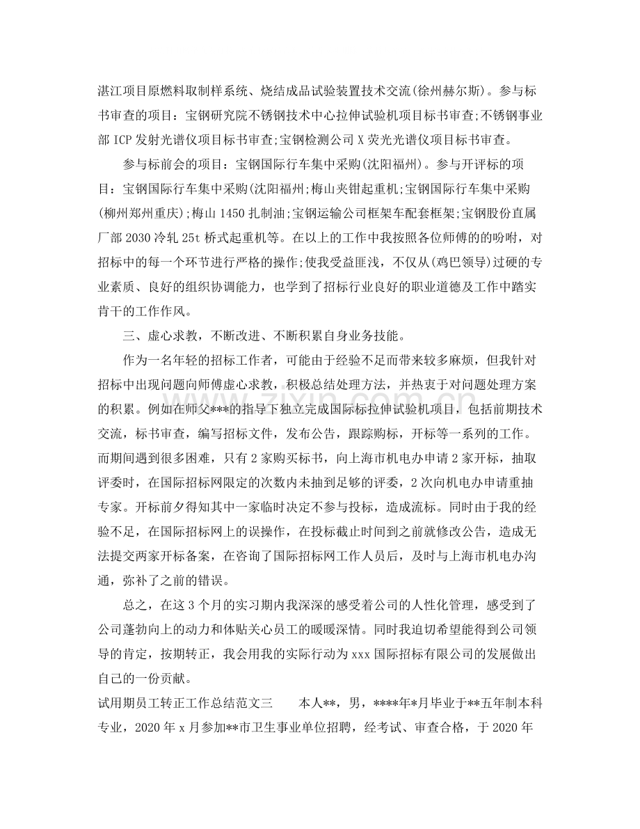 试用期员工转正工作总结.docx_第3页