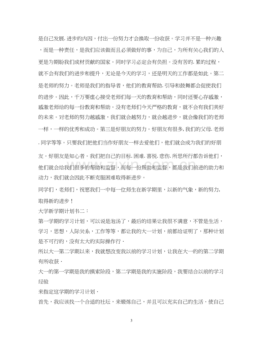 大二新学期学习计划.docx_第3页