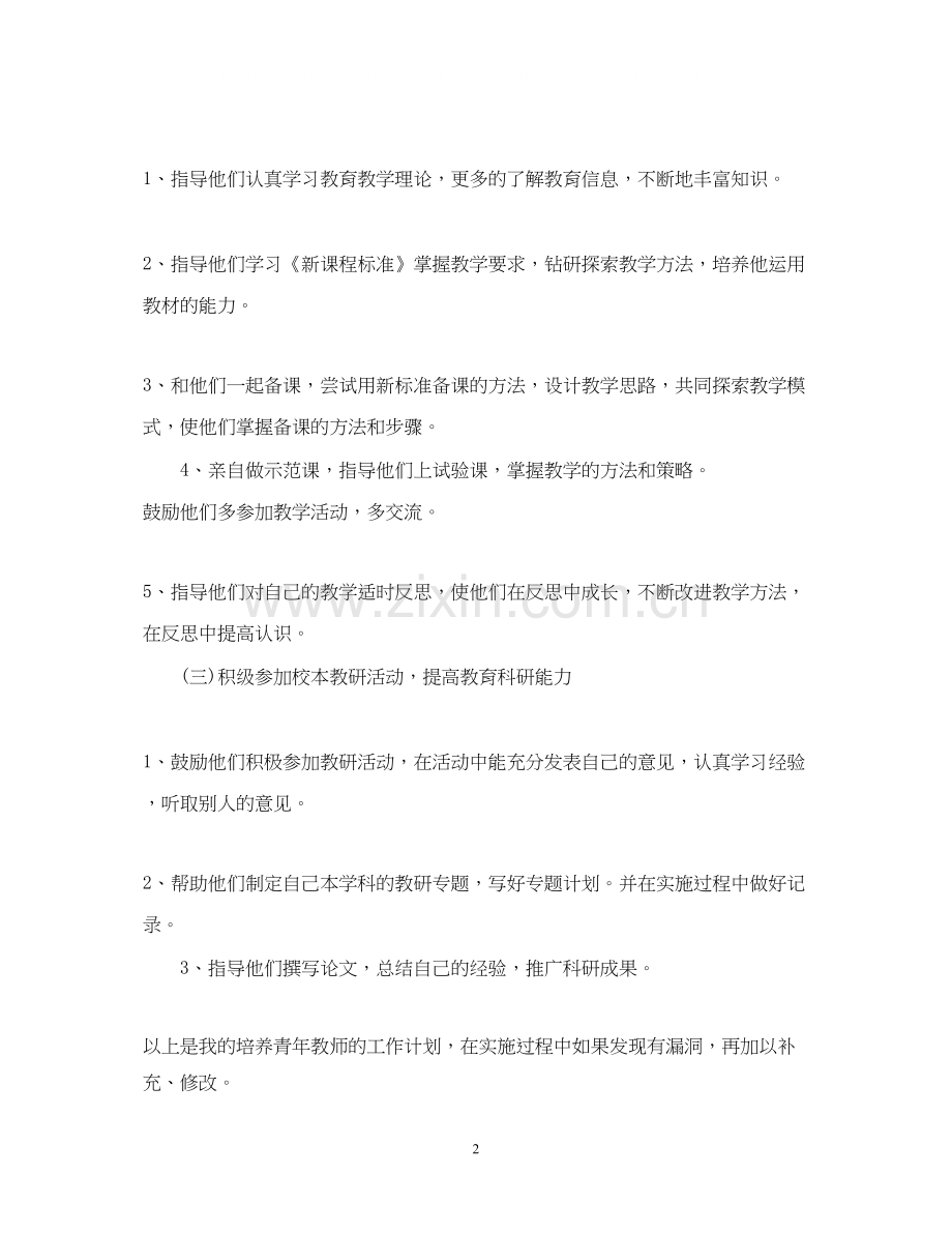 青年教师培养工作计划2.docx_第2页