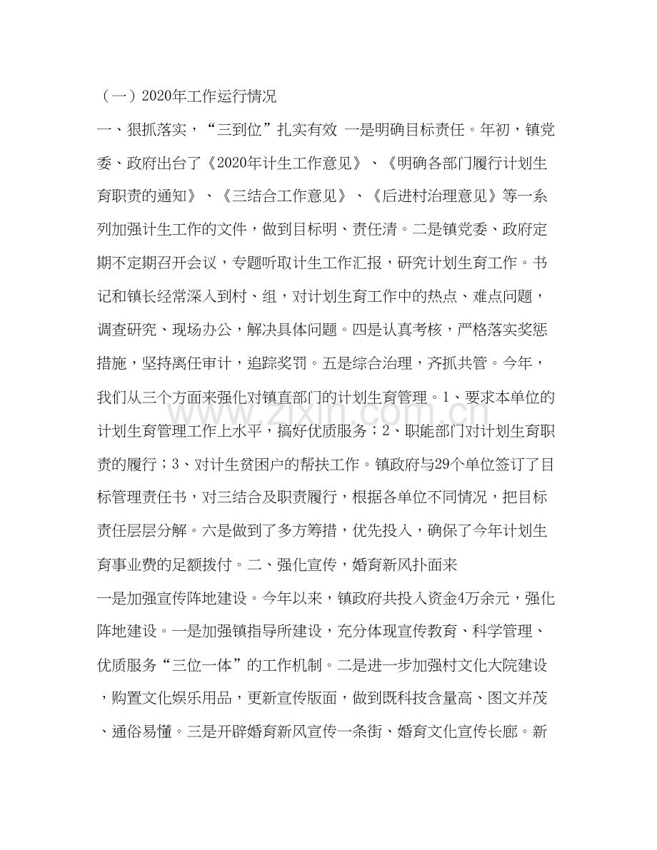 乡镇年计划生育总结.docx_第2页