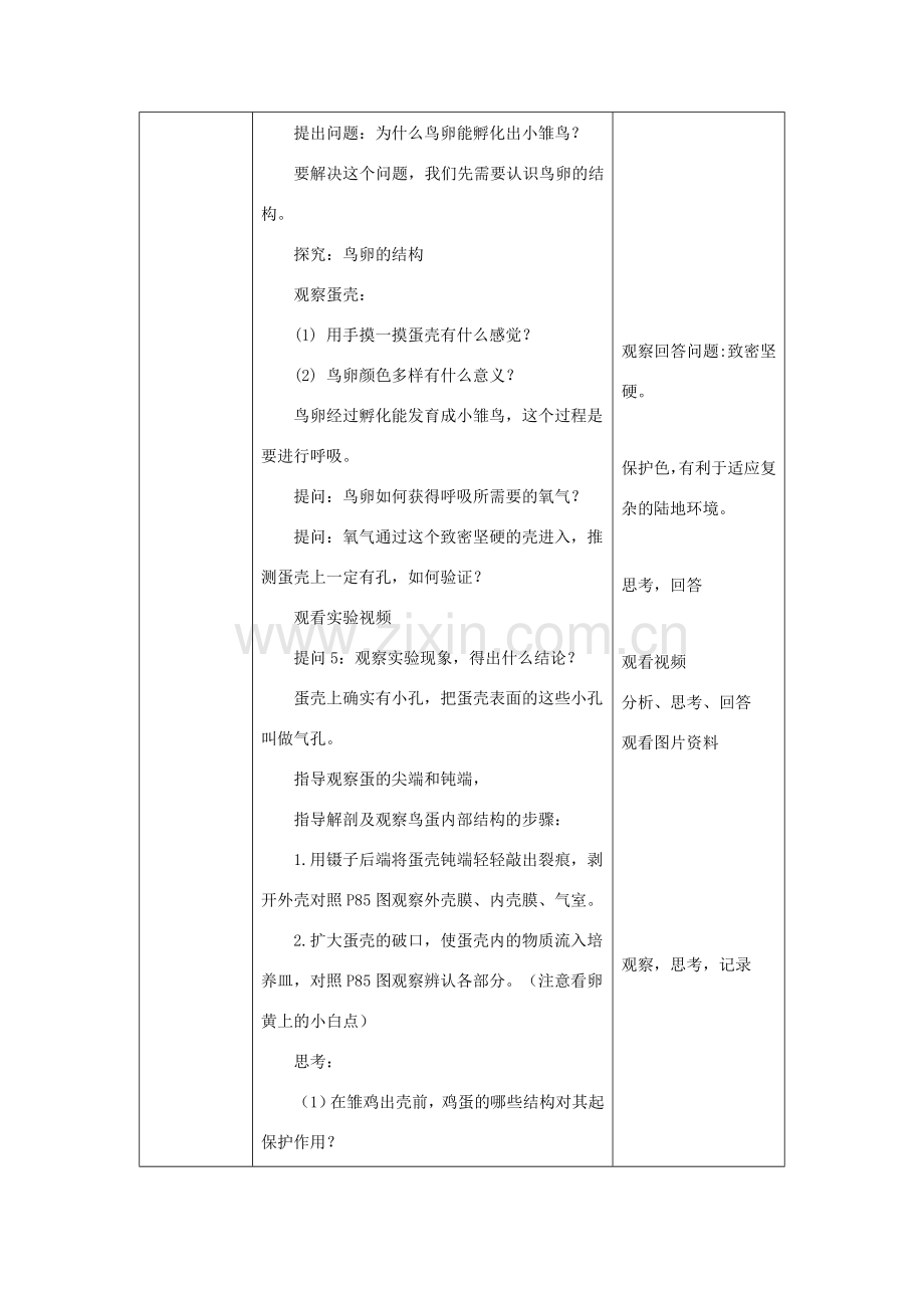 八年级生物上册 19.2 动物的生殖和发育（第3课时）教案（新版）北师大版-（新版）北师大版初中八年级上册生物教案.doc_第2页