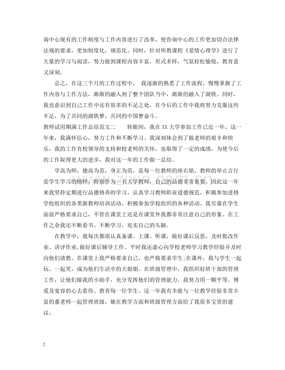 教师试用期满工作总结.docx_第2页