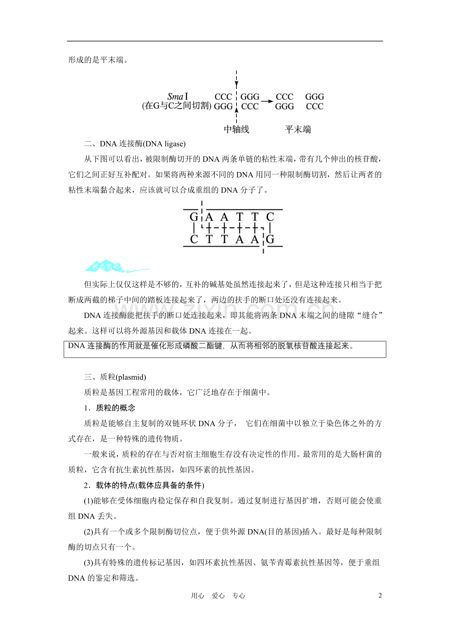 高中生物-第一节工具酶的发现和基因工程的诞生课堂导航-浙科版.doc_第2页