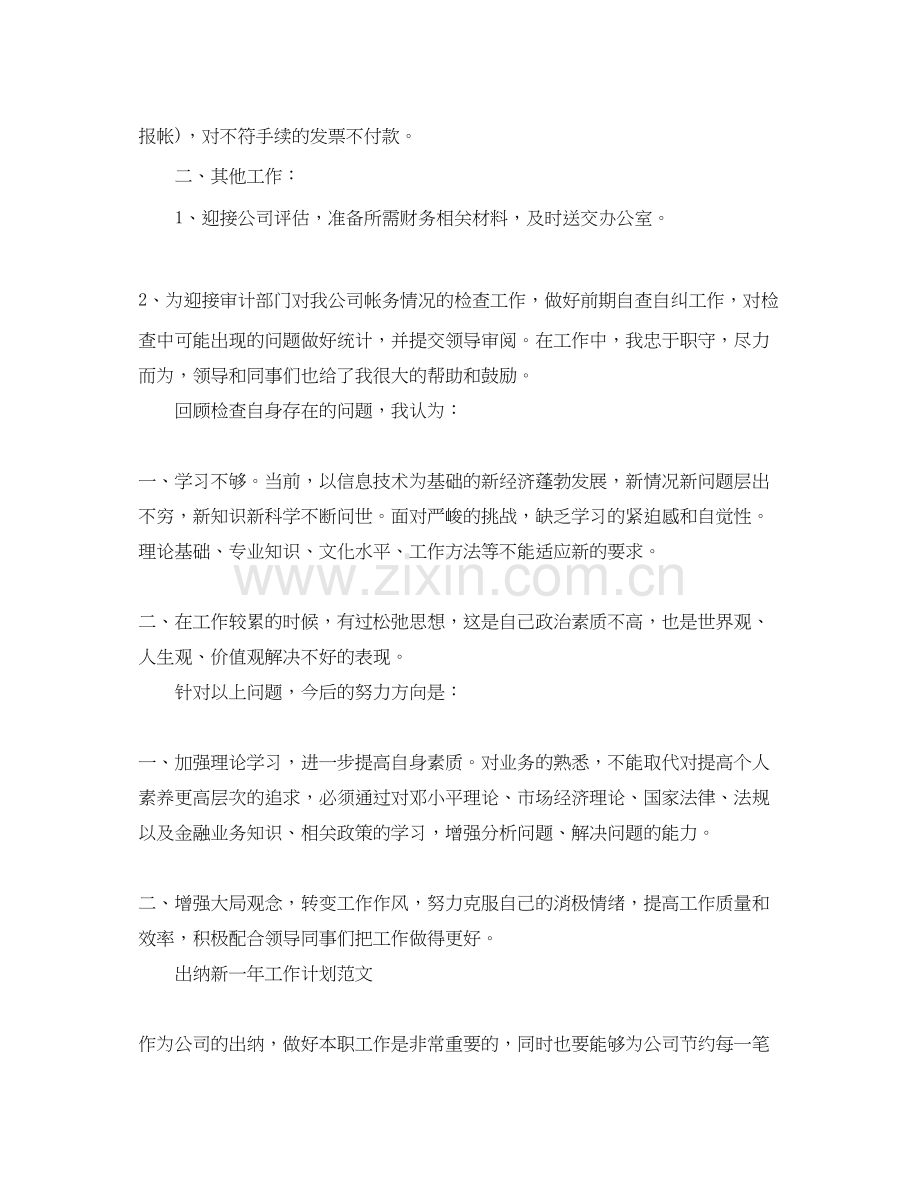 出纳新一年工作计划范文.docx_第2页