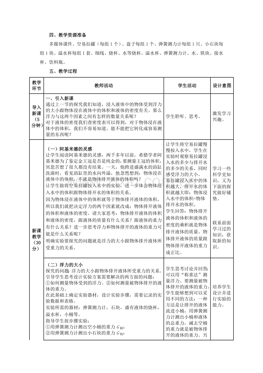 阿基米德原理-教学设计.docx_第2页