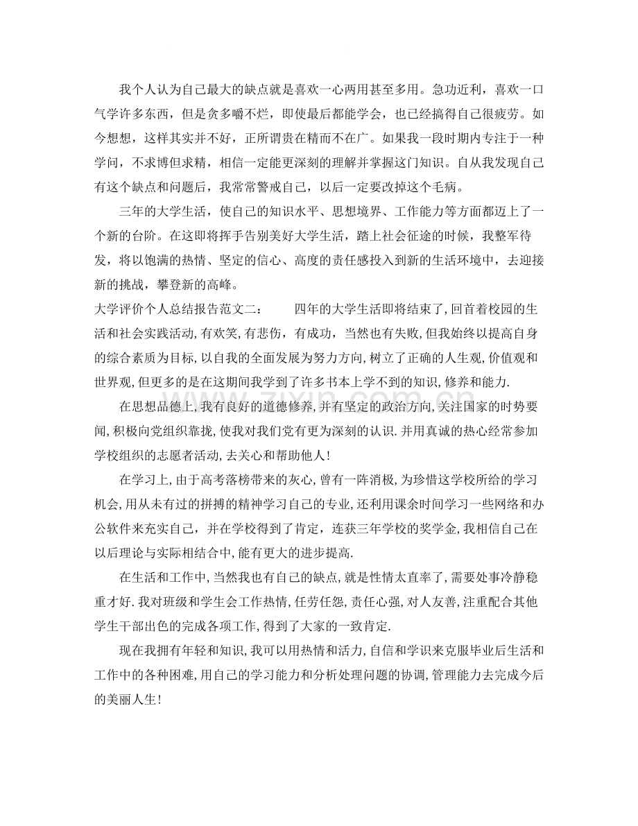 大学评价个人总结报告.docx_第2页