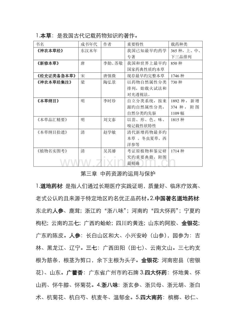 2022年中药鉴定学笔记整理.doc_第2页