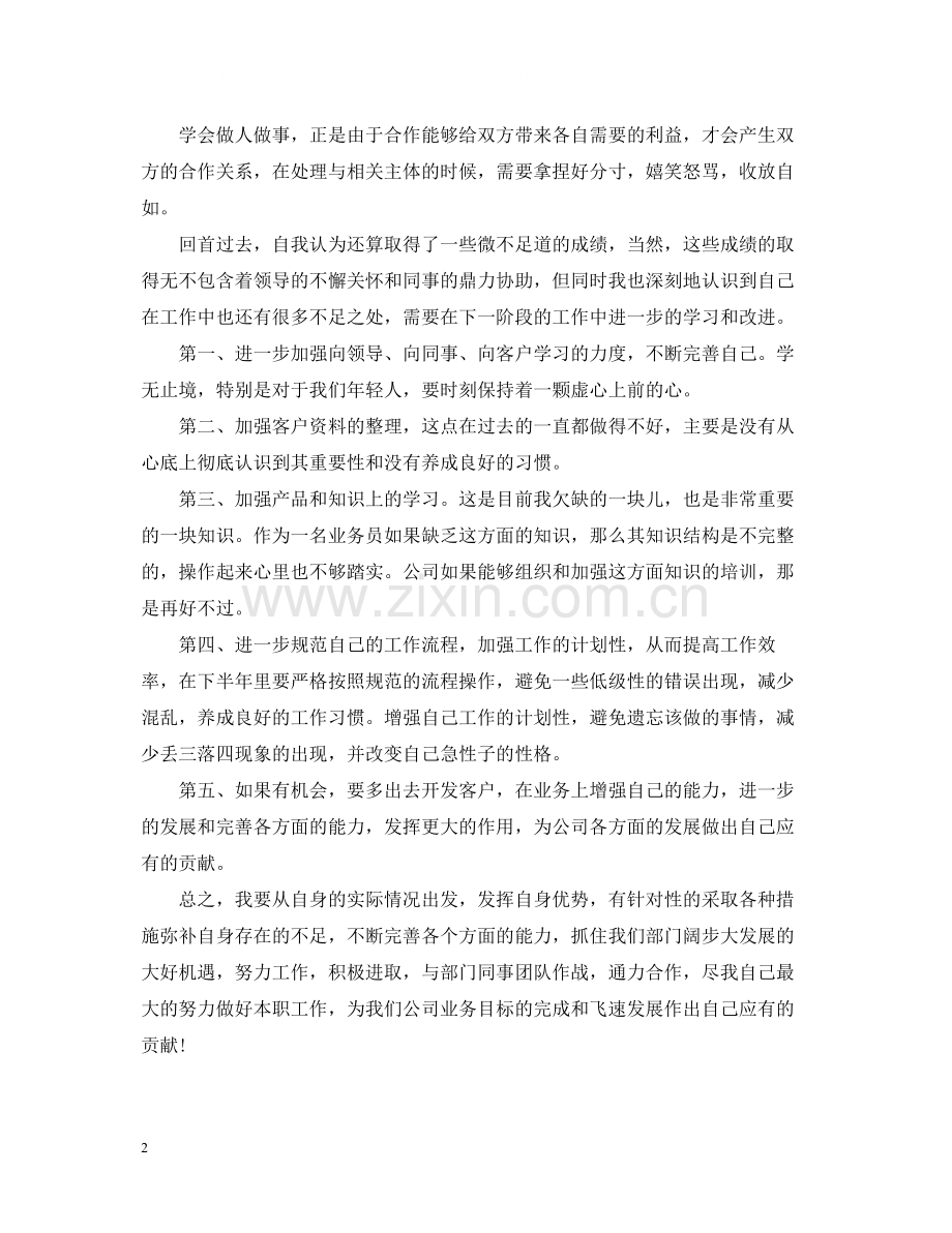 公司业务员年度总结范文2.docx_第2页