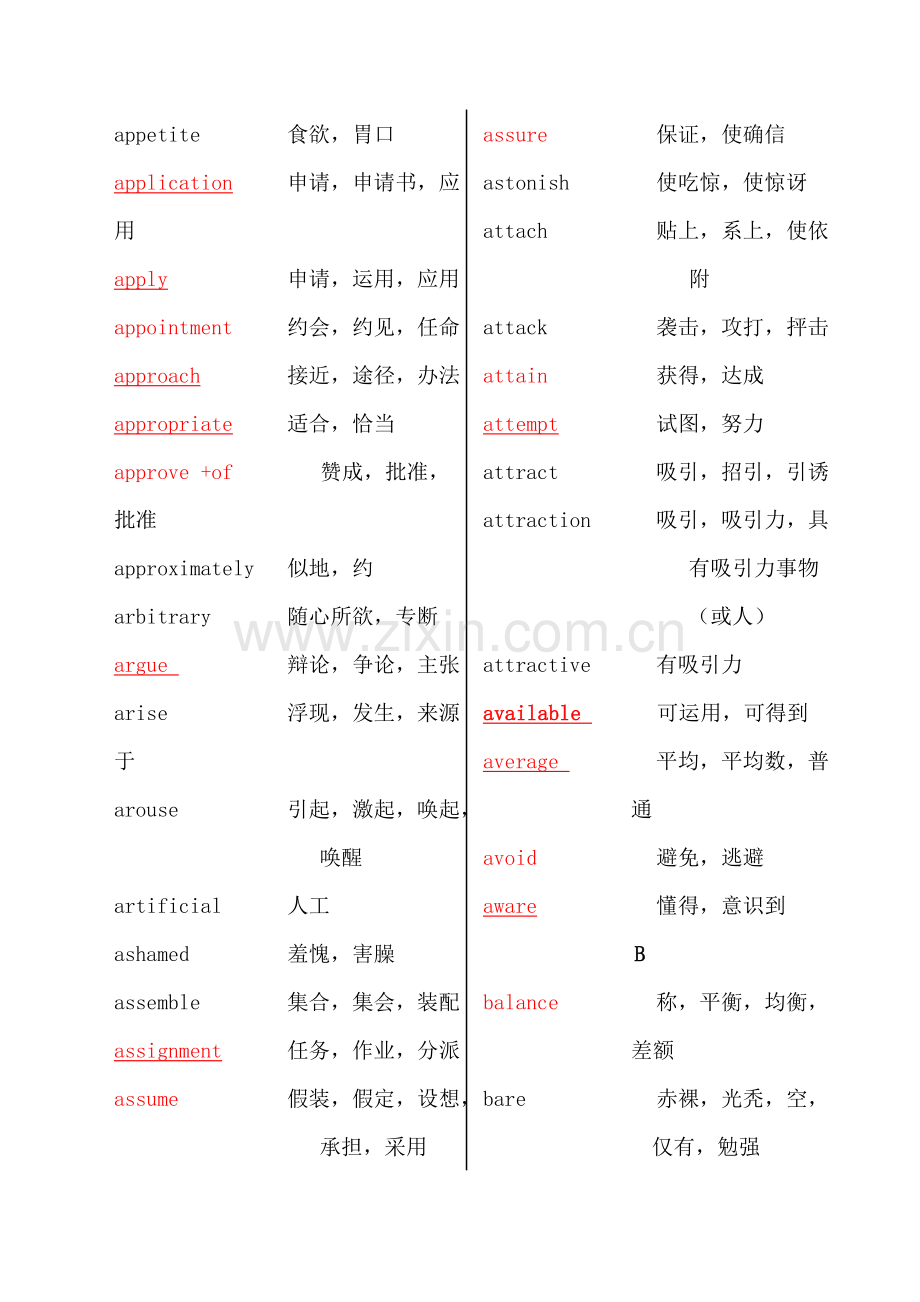 2023年成人英语三级高频词汇表.doc_第2页