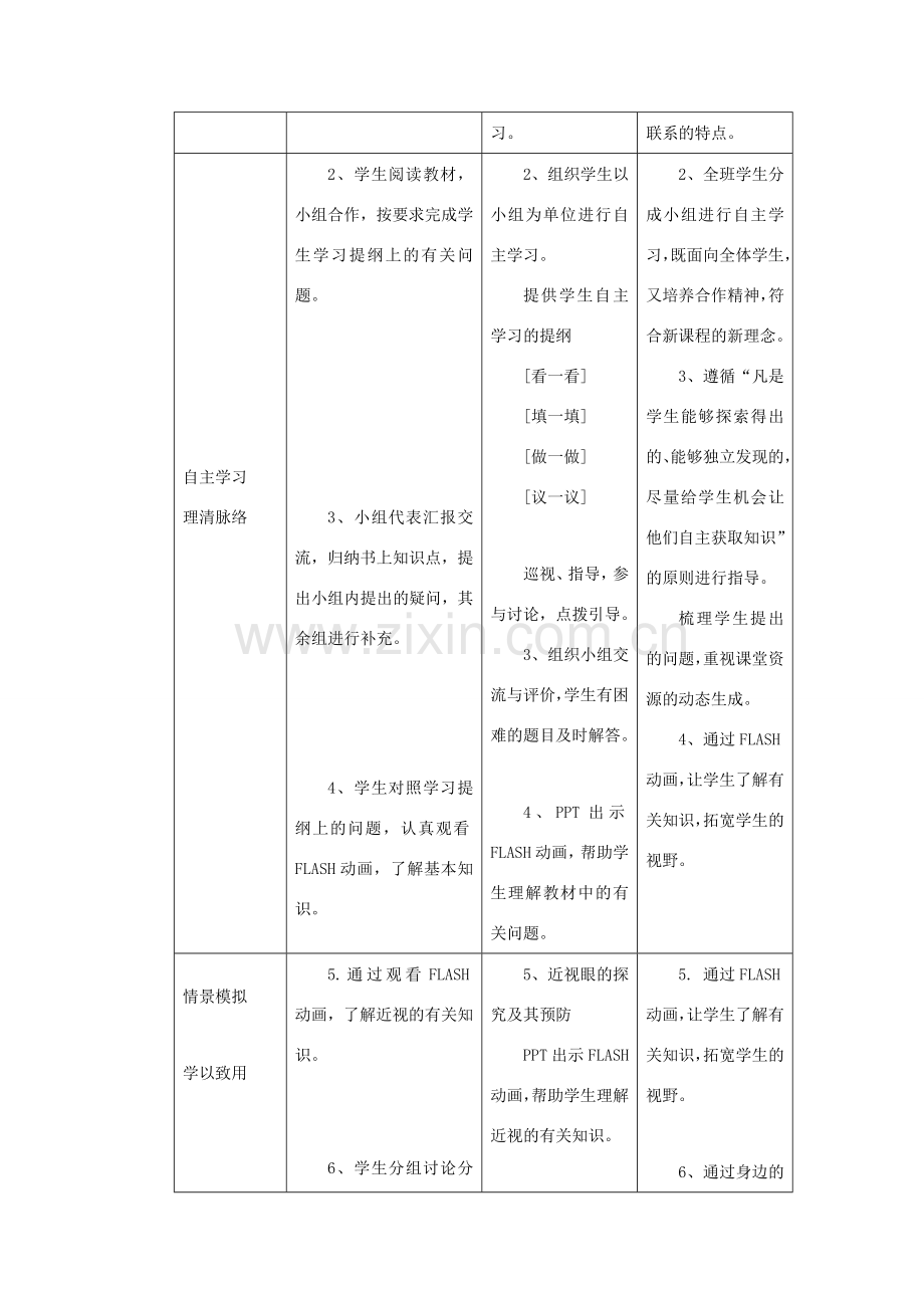 七年级生物下册 第十二章 第三节 人体感知信息教案4 （新版）苏教版.doc_第2页