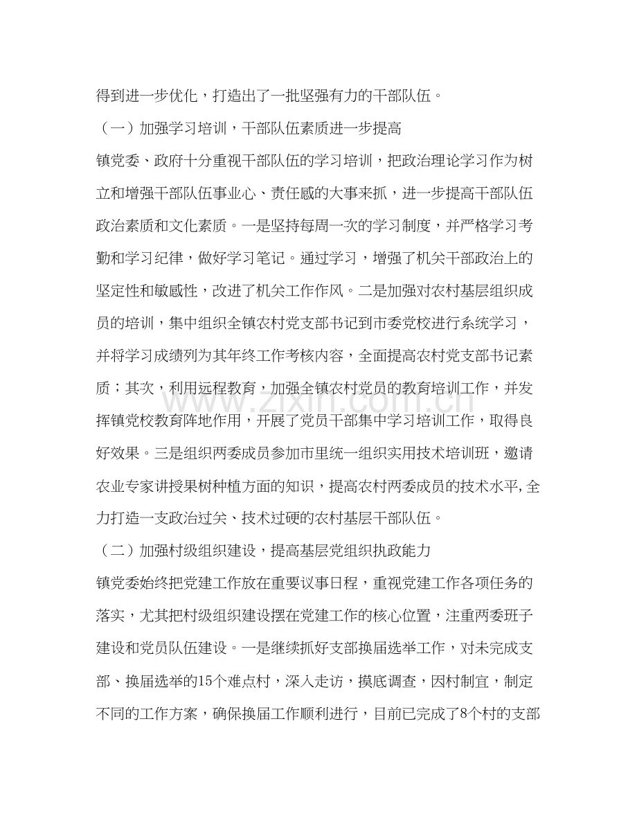 镇党委上半年工作总结和下半年工作计划.docx_第2页