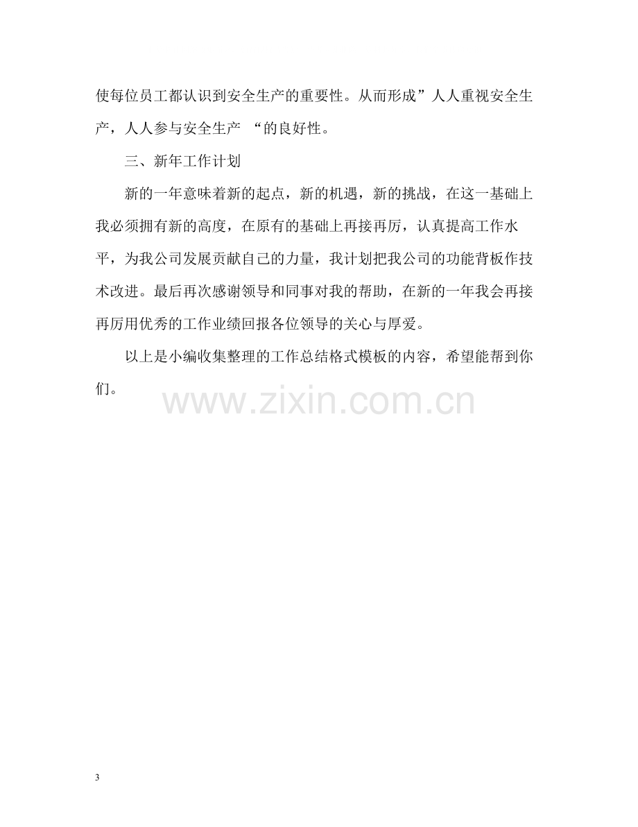 个人年终总结格式2.docx_第3页