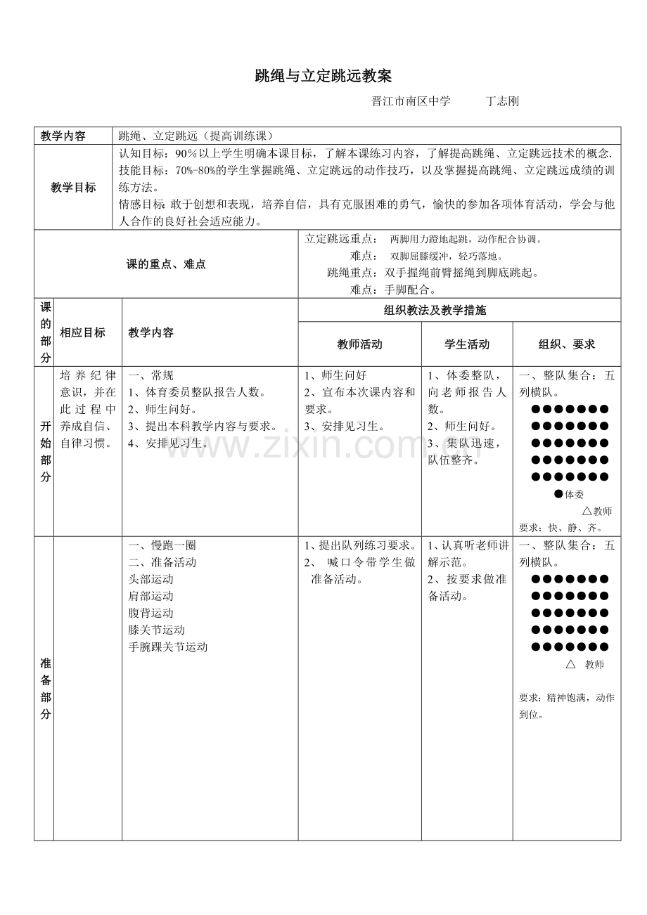 跳绳与立定跳远公开课教案.doc_第1页