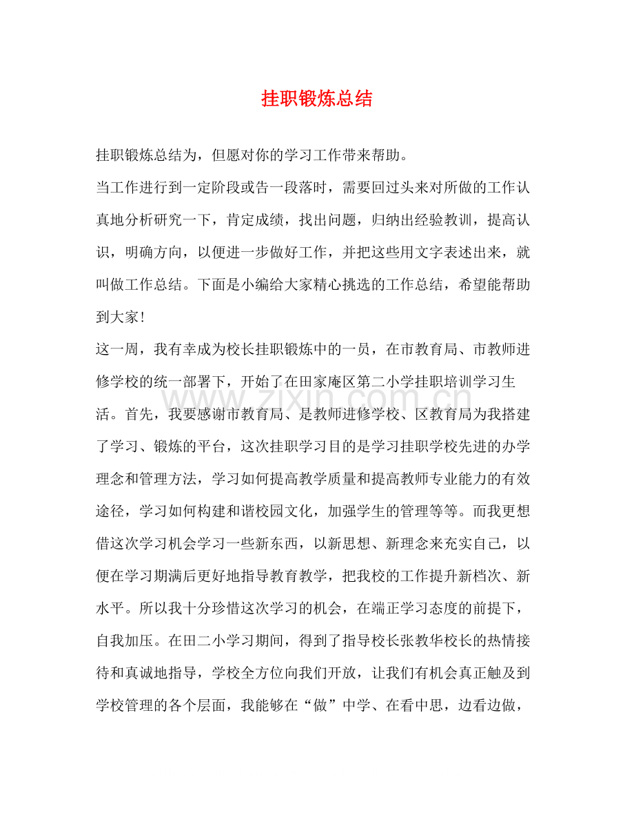 挂职锻炼总结2).docx_第1页