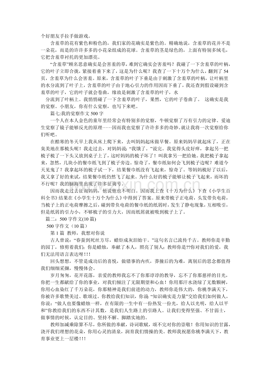 我的另一片天空作文500字.doc_第3页