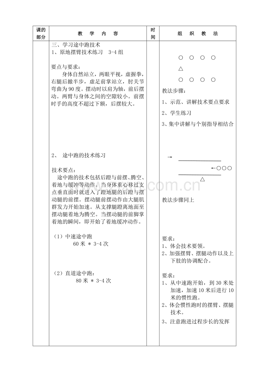 整套短跑技术教案.doc_第3页