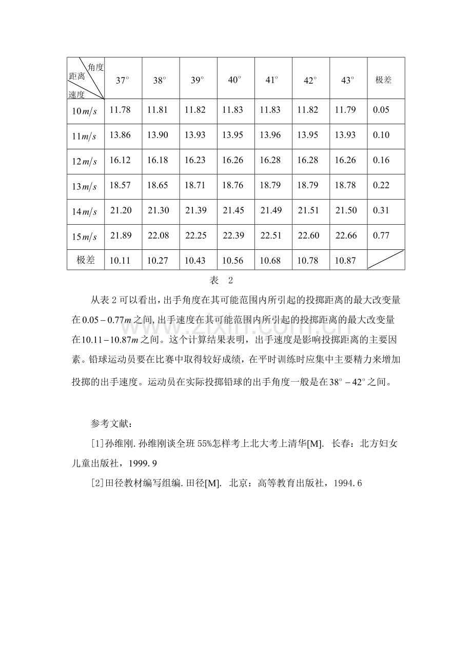 胡永安《铅球投掷中的数学模型》.doc_第3页