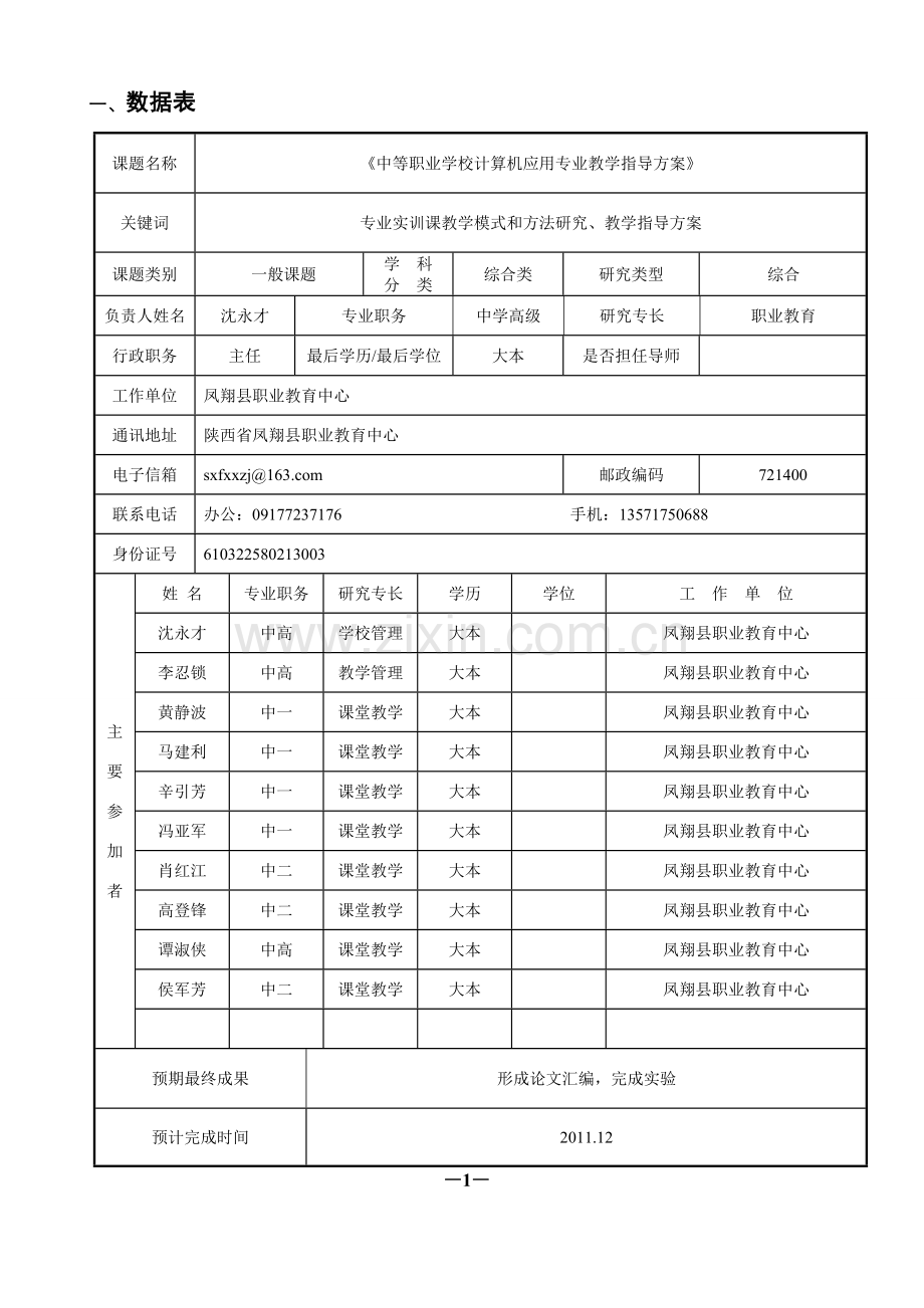 中等职业学校计算机应用专业教学指导方案.doc_第2页