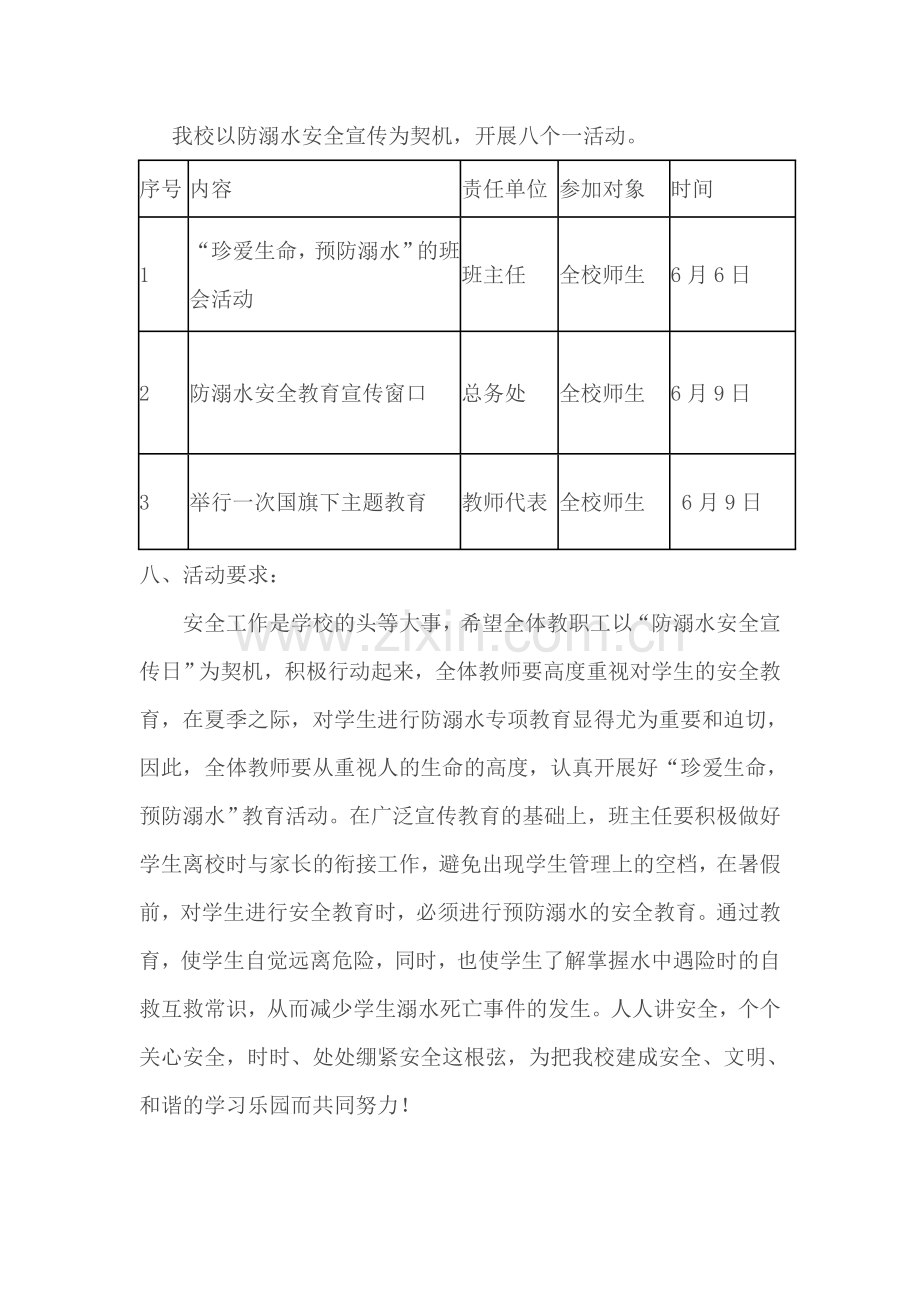 学校防溺水活动方案及总结.doc_第3页