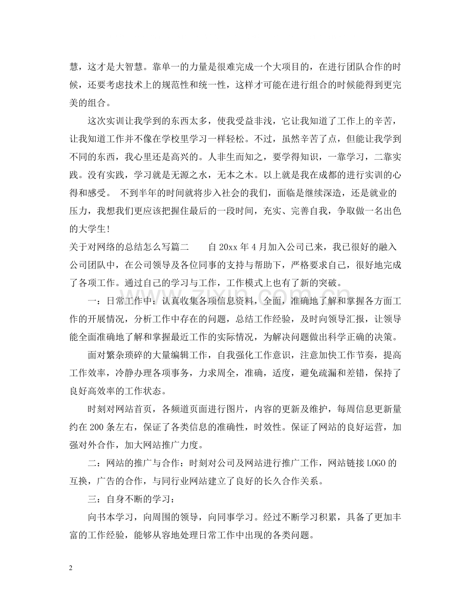 关于对网络的总结怎么写.docx_第2页