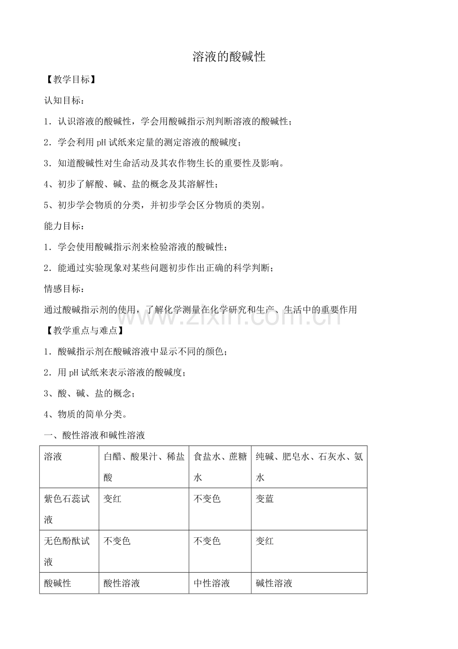 沪教版九年级化学溶液的酸碱性2.doc_第1页