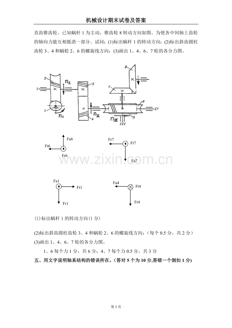 机械设计期末试卷及答案.doc_第3页