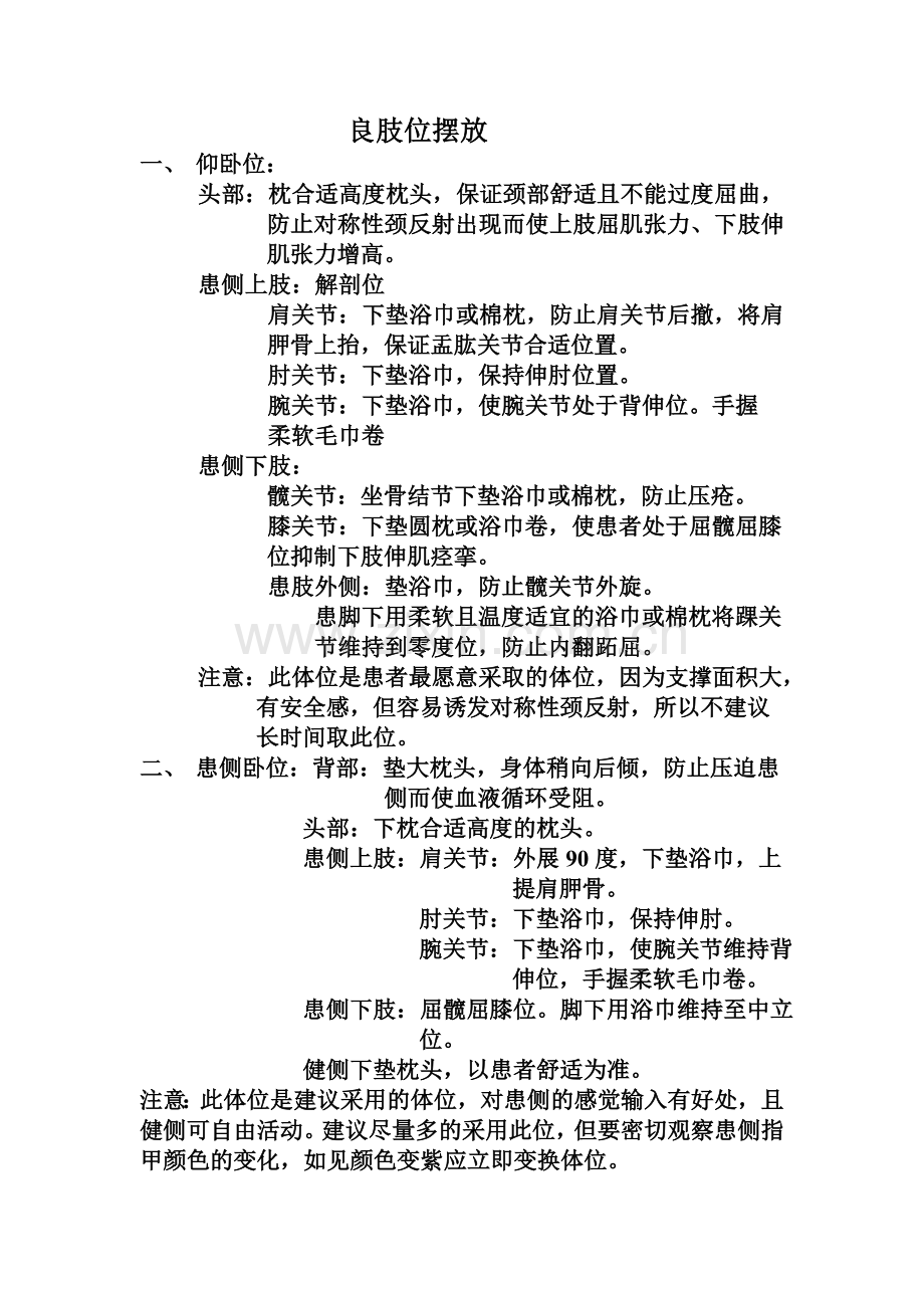 良肢位摆放.doc_第1页