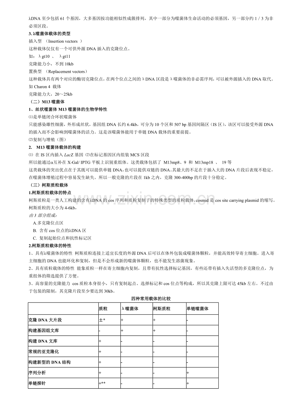 基因工程 第二章 基因工程的载体和工具酶.doc_第3页