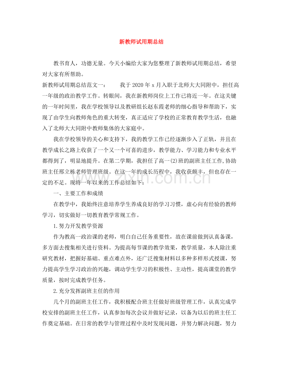 新教师试用期总结.docx_第1页