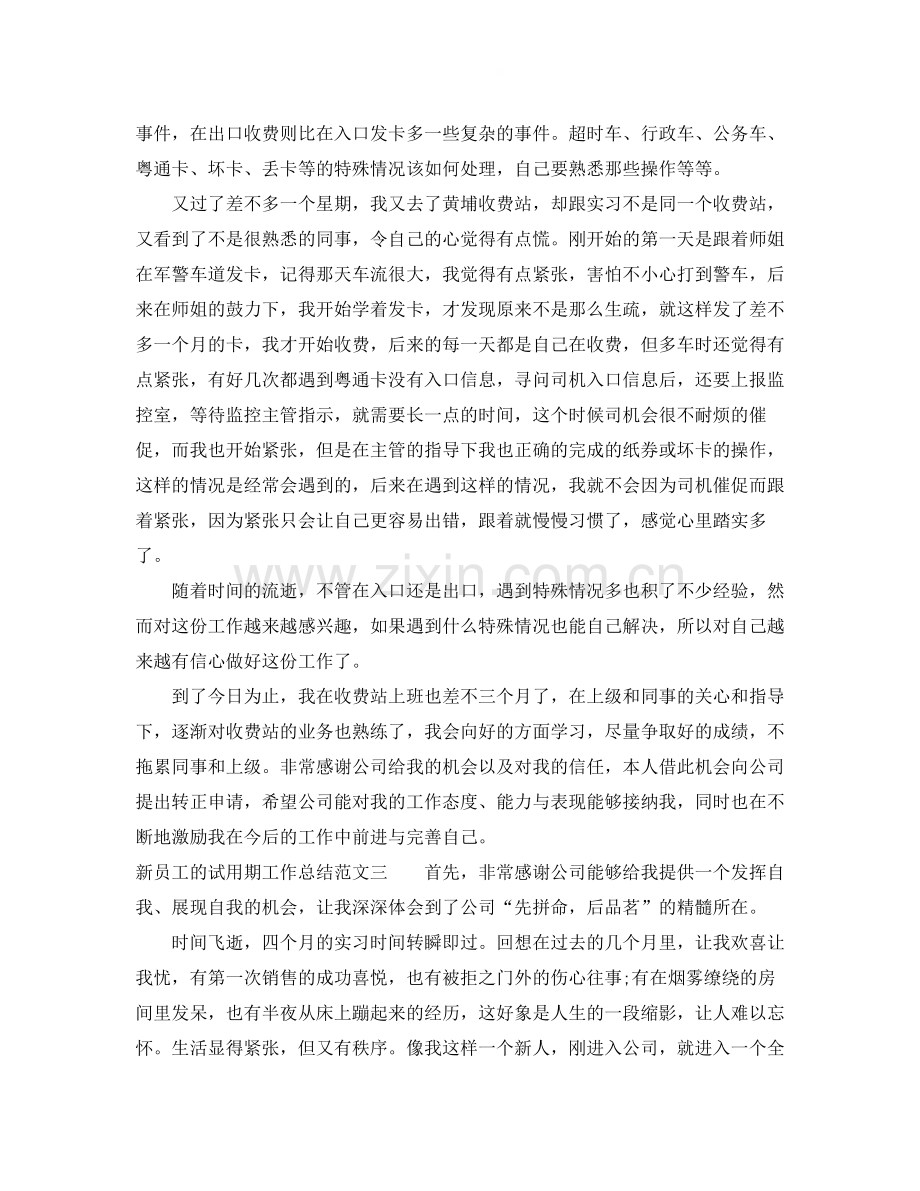 新员工的试用期工作总结报告.docx_第3页