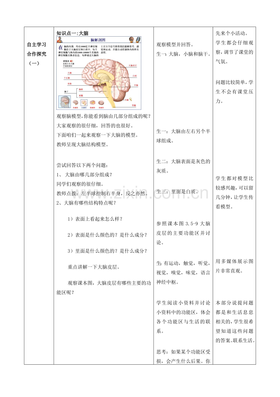 七年级生物下册 3.5.2 神经调节的结构基础教案1 济南版.doc_第2页