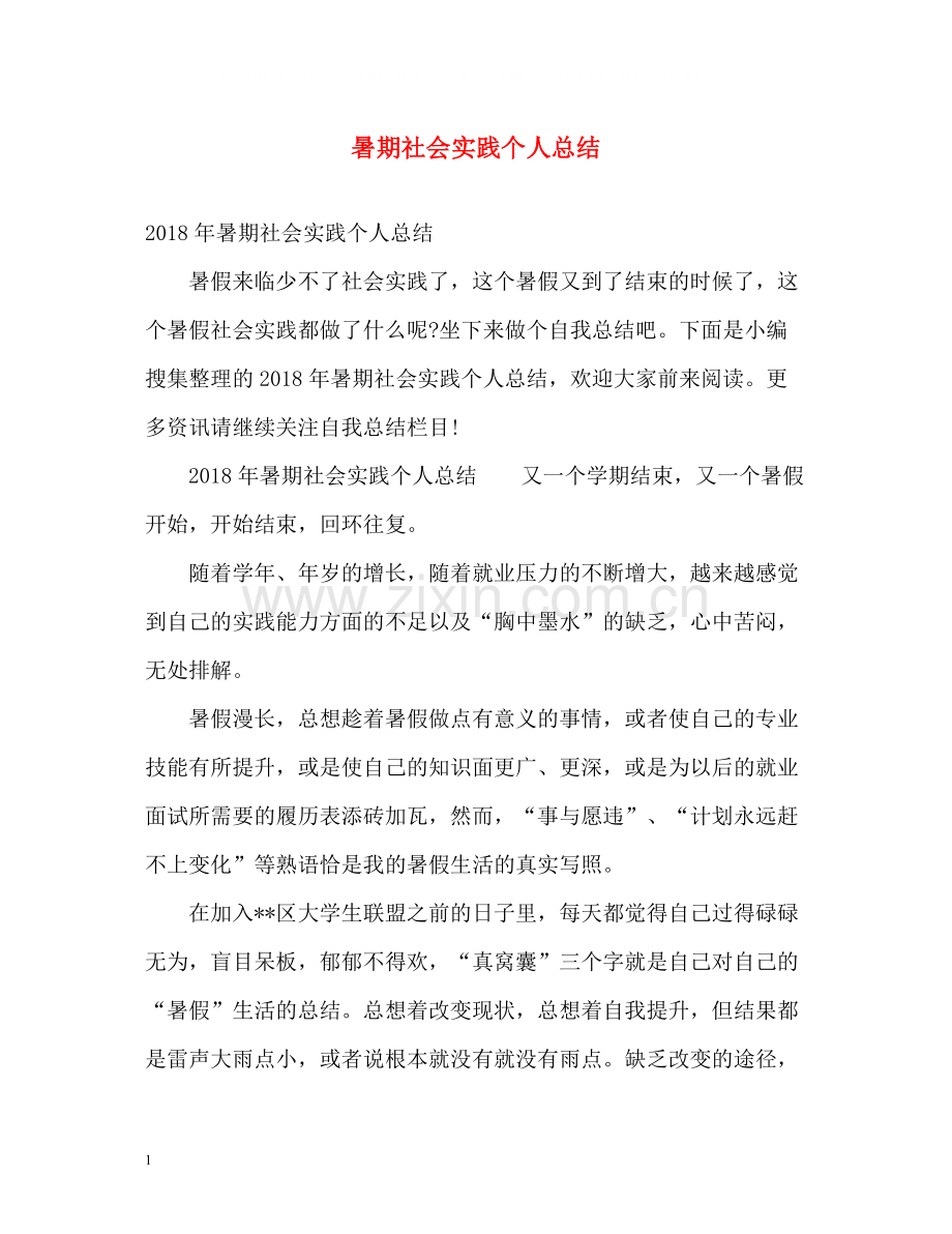 暑期社会实践个人总结2.docx_第1页