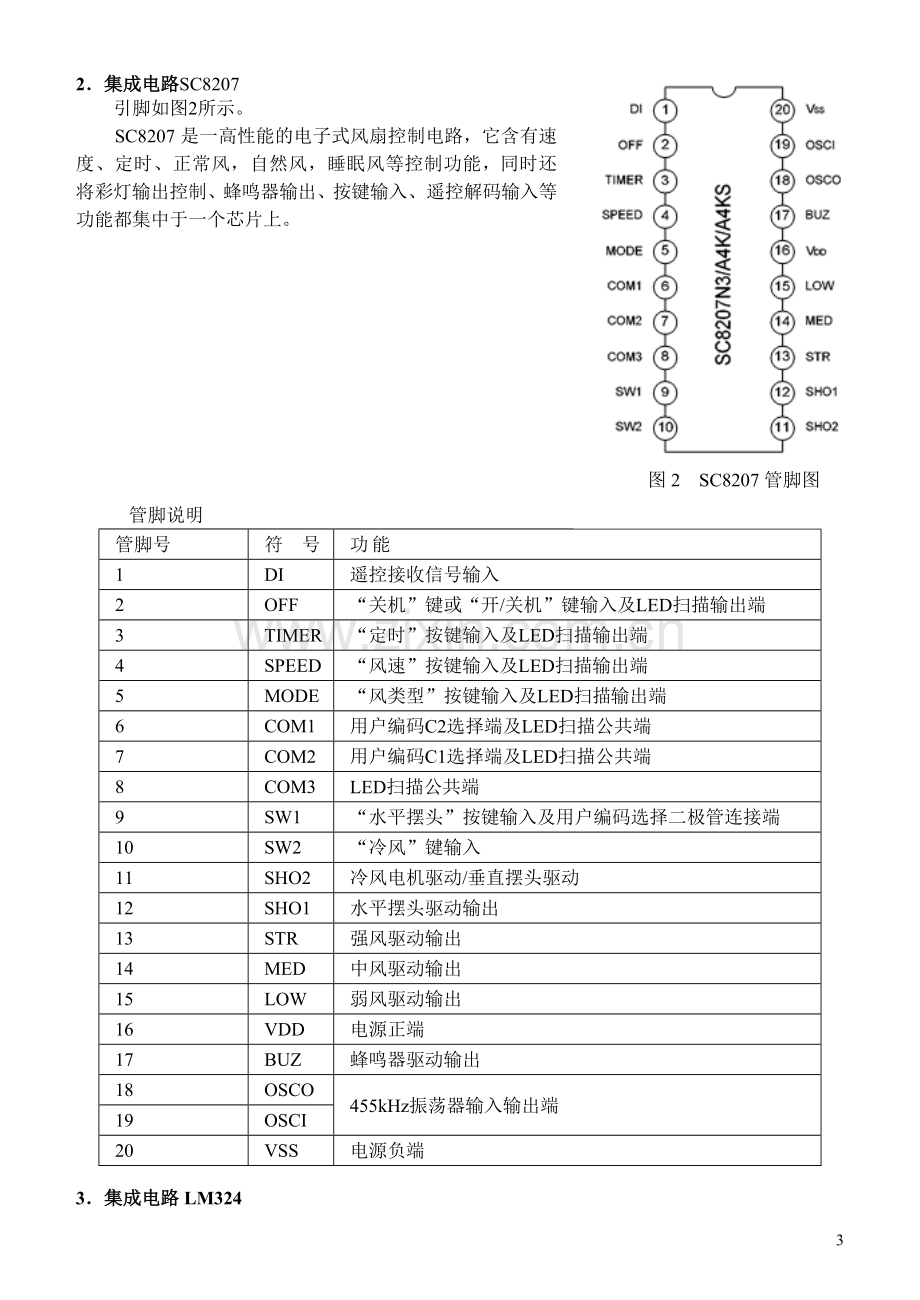 遥控电扇控制电路.doc_第3页