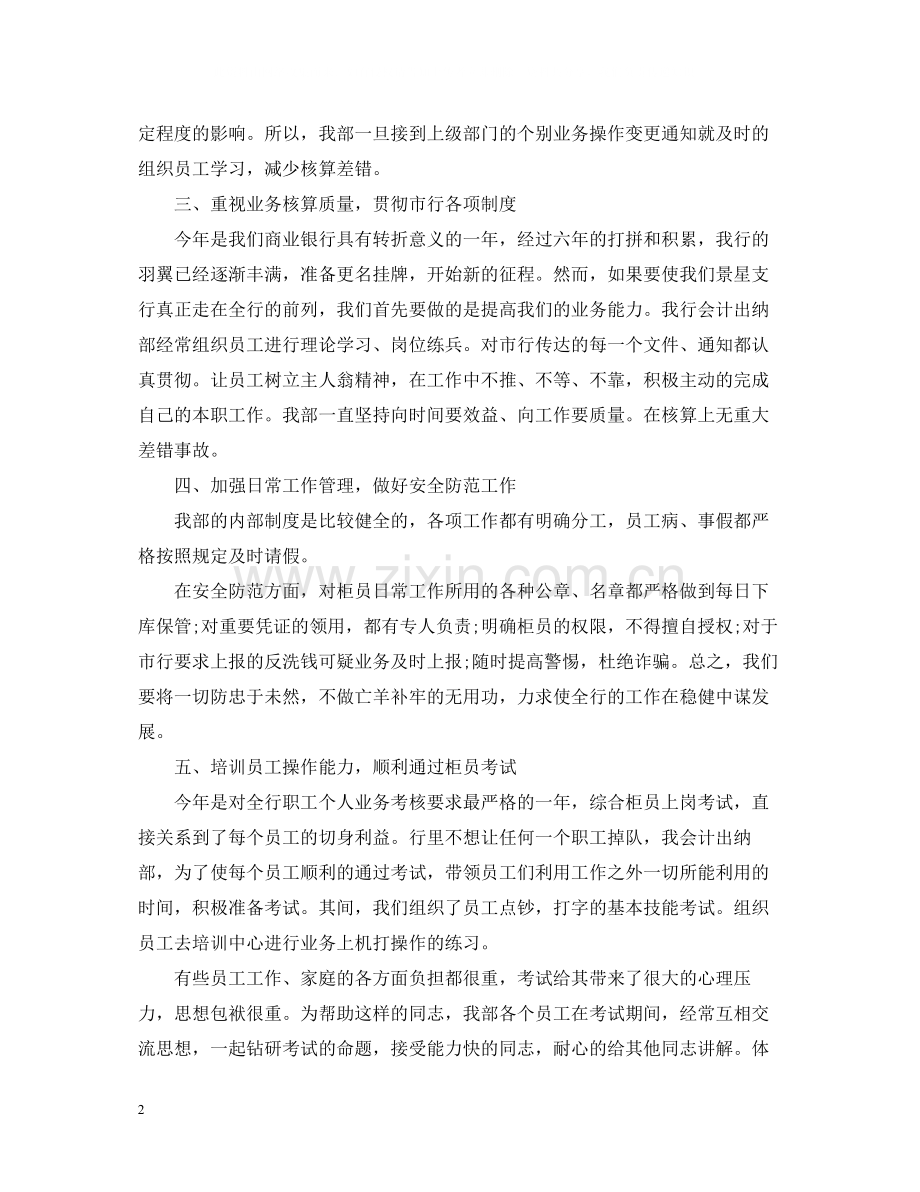 终出纳员个人总结范文.docx_第2页