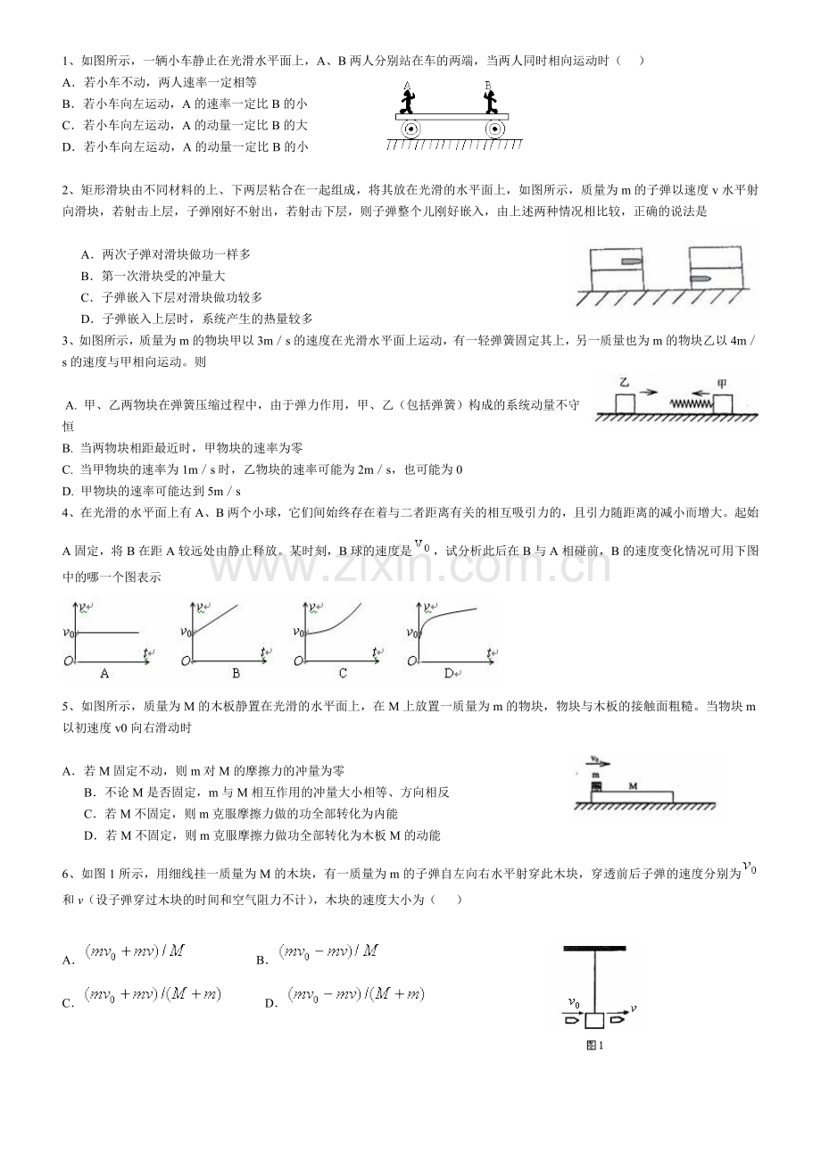 高中物理专题复习2：动量(下).doc_第1页