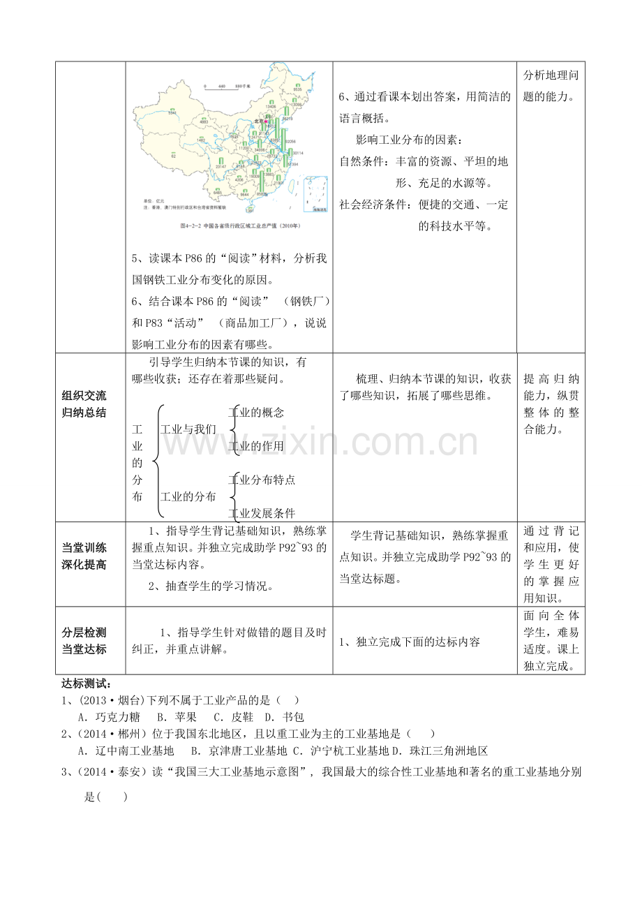 八年级地理上册 4.2 持续协调发展工业（第1课时）教案 （新版）商务星球版.doc_第3页