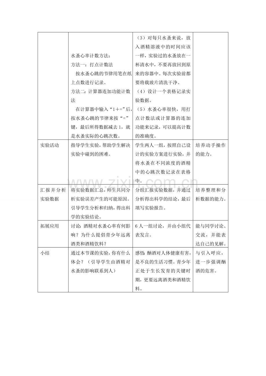 八年级生物上册 第3章 健康与疾病 第2节 常见病及其预防（第5课时）同步教案 沪教版-沪教版初中八年级上册生物教案.doc_第3页