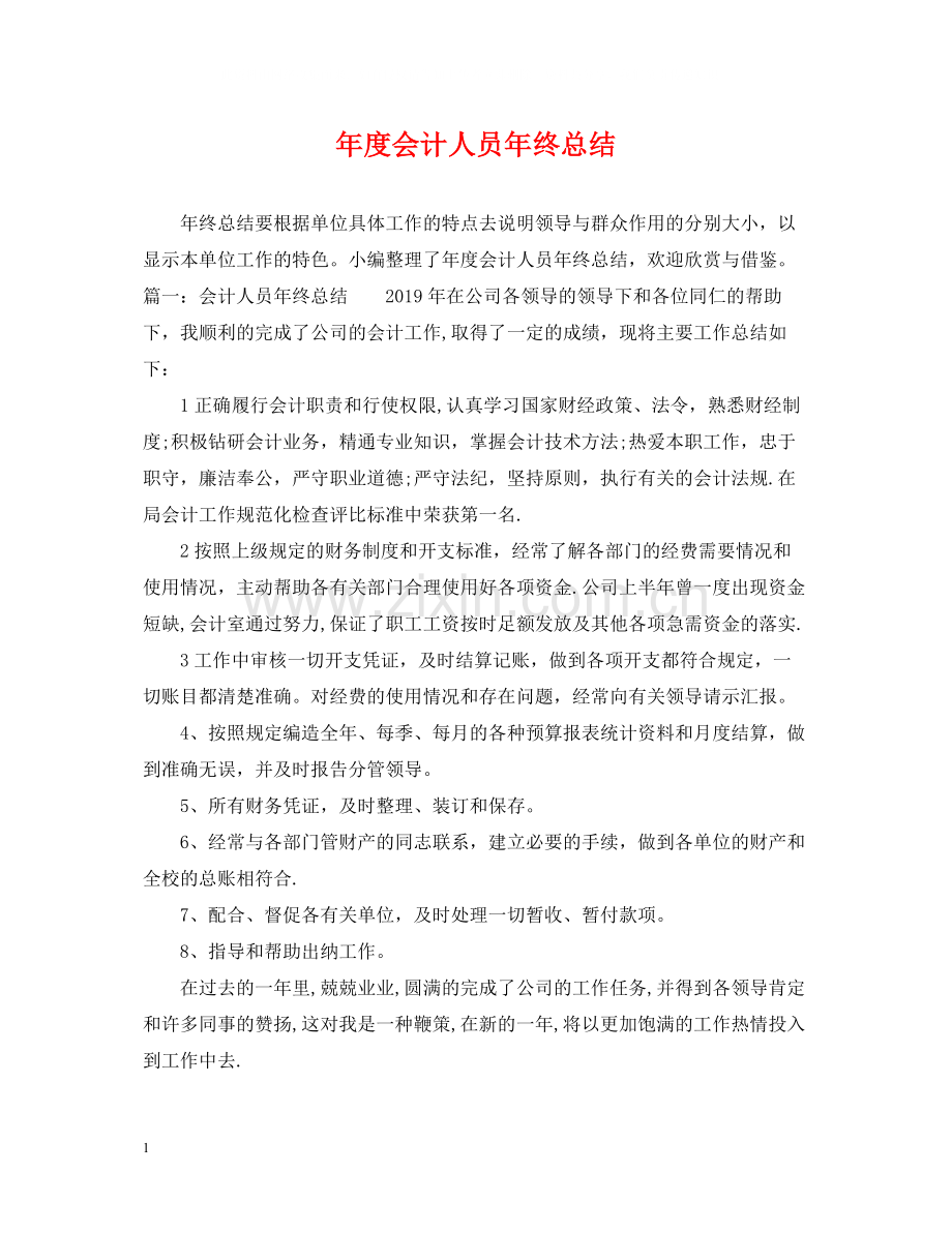 2020年度会计人员年终总结.docx_第1页